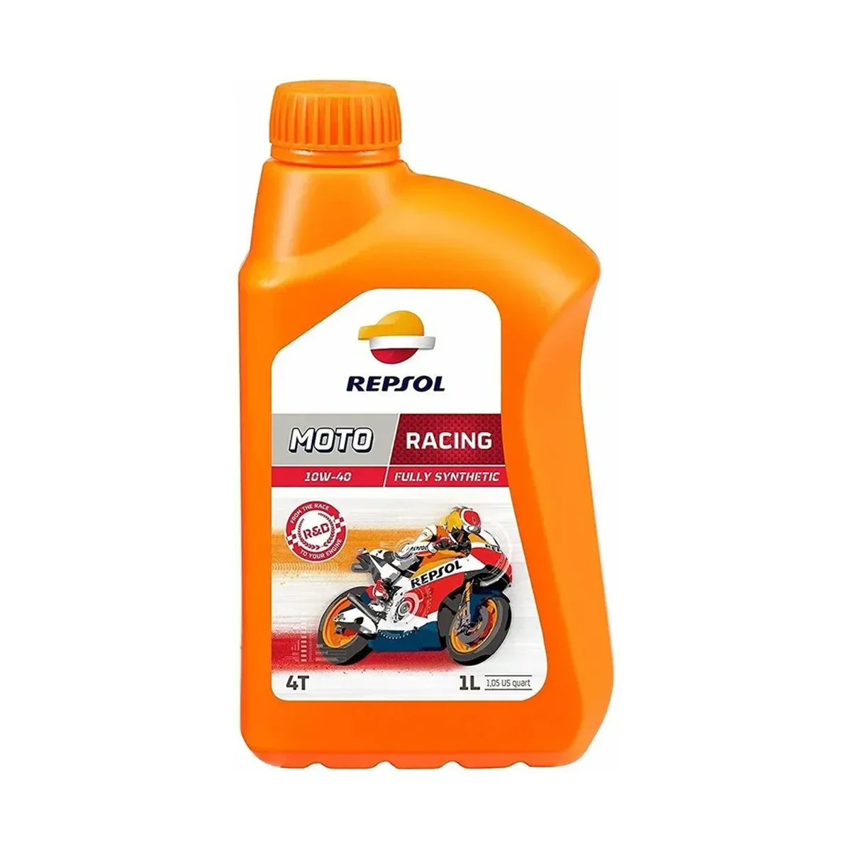 Óleo Repsol 10w40 100% Sintético Racing 4 tempos 1 Litro