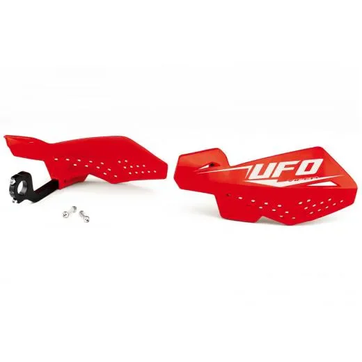 Protetor De Mao Ufo Viper 2 Universal Vermelho Moto Trilha Motocross