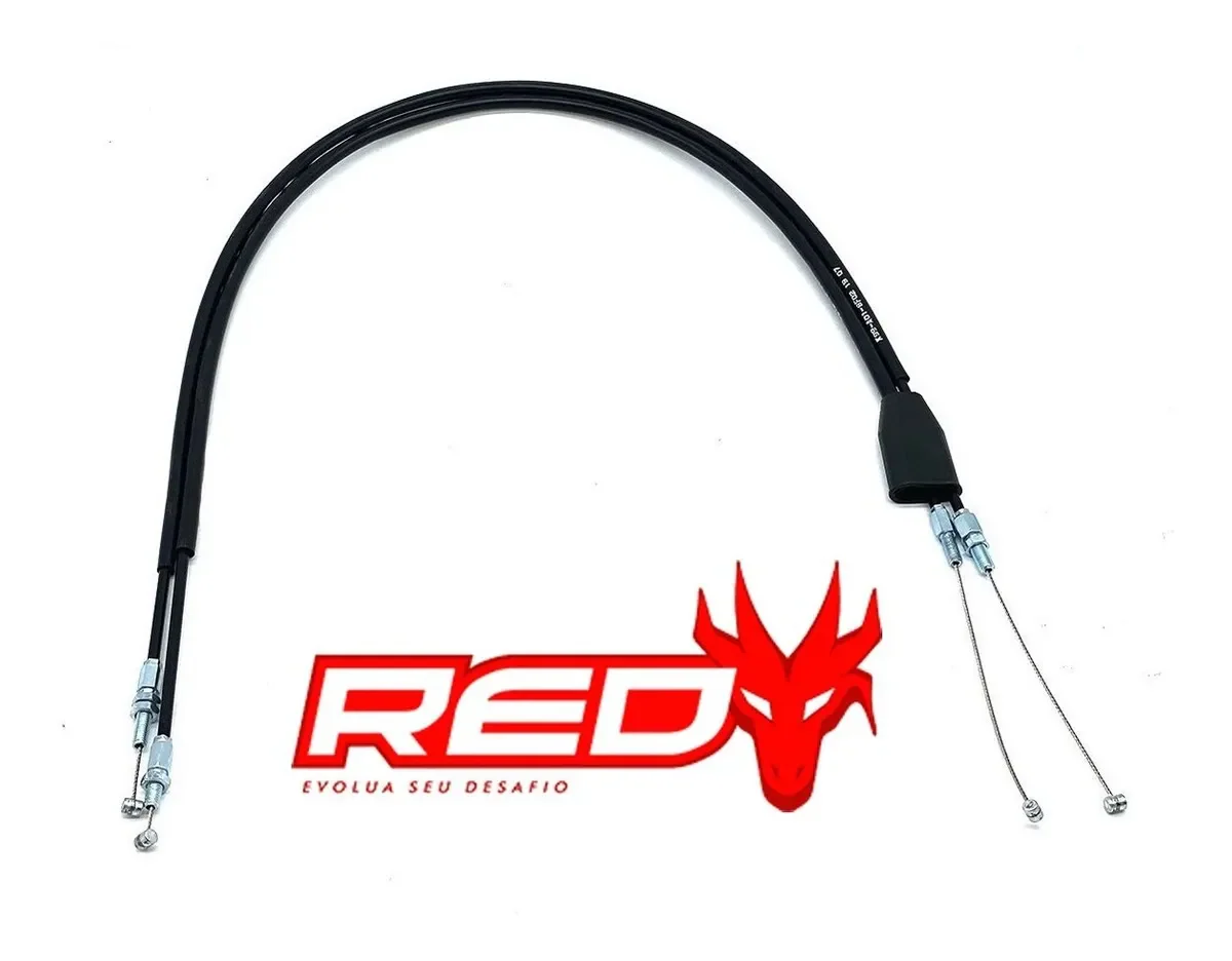Cabo Do Acelerador Honda Crf250f Duplo 5cm Maior Red Dragon