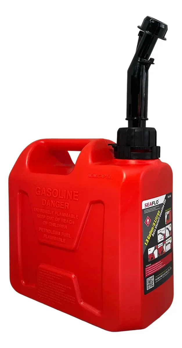 Tanque De Gasolina Galão 5l Transporte Combustível C/ Bico